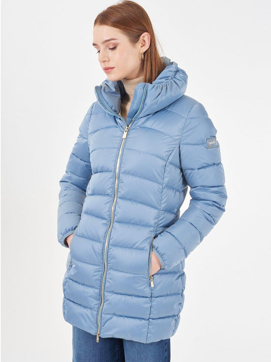 Giubbino Donna Azzurro Polvere
