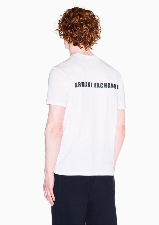 Armani Exchange - Men's Cream White T-Shirt