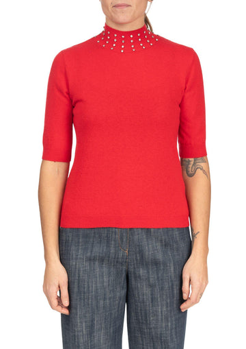 Diana Gallesi Maglia Donna Rosso Lacca