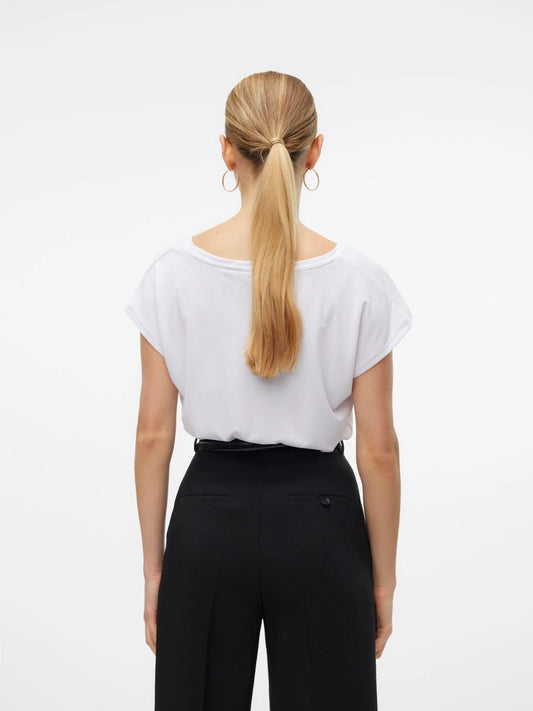 Vero Moda Women's Top Filli White