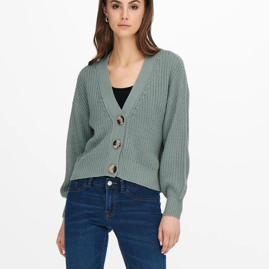 Jacqueline De Yong JDYJUSTY Cardigan Donna Turchese Abyss - Santangelo