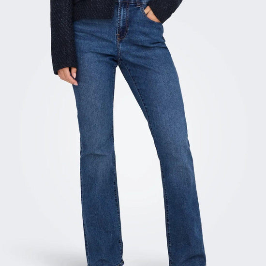 Jacqueline De Yong JDYMOON Bootcut Jeans Donna Medium Blue Denim - Santangelo