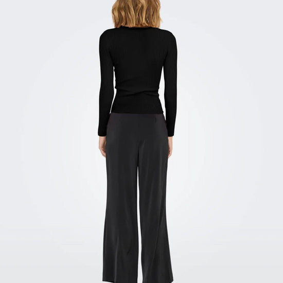 Jacqueline De Yong JDYPLUM Pullover Donna Nero - Santangelo
