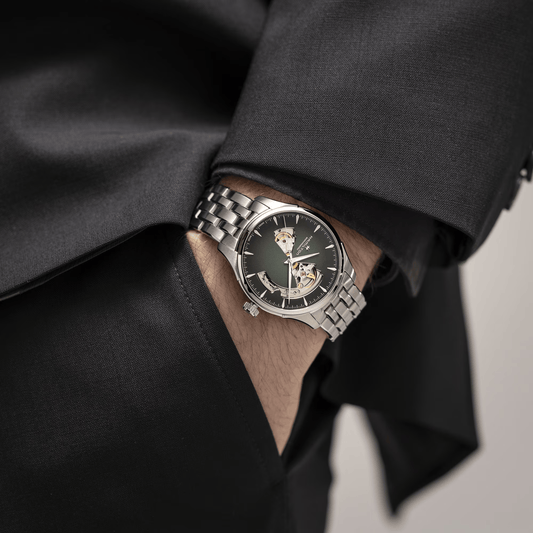 Hamilton Jazzmaster H32675160 – scheletrato automatico verde in acciaio