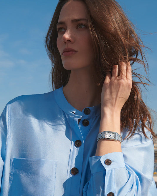 Longines orologio DolceVita 23,30x37mm argento quarzo acciaio L5.512.4.71.6