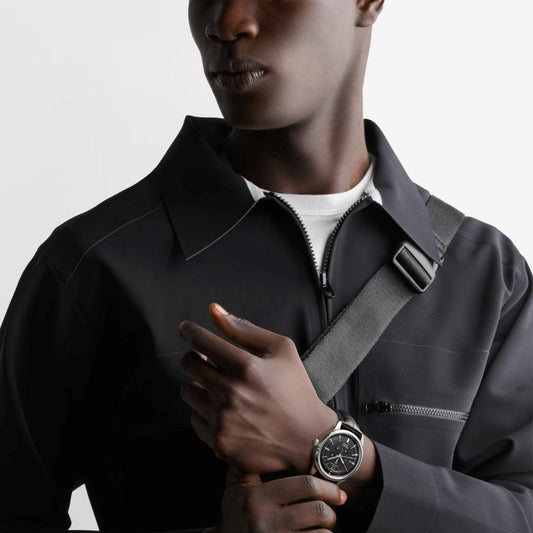 Longines orologio Conquest Heritage Central Power Reserve 38mm nero automatico acciaio L1.648.4.52.2