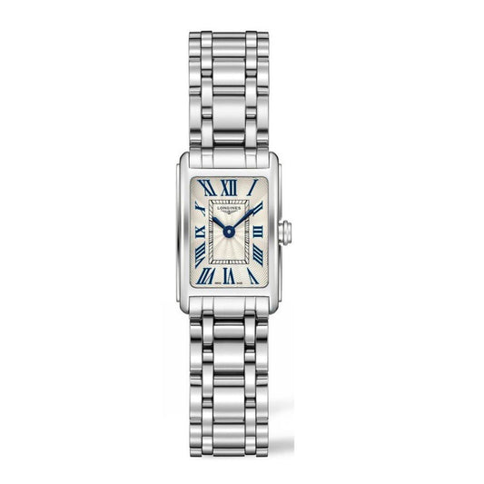 Longines orologio DolceVita 17,70x27mm argento quarzo acciaio L5.258.4.71.6