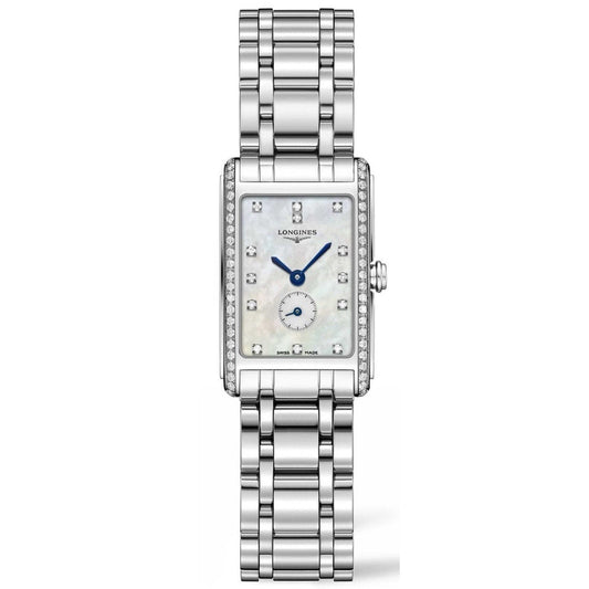 Longines orologio DolceVita 20,80x32,00mm madreperla diamanti quarzo acciaio L5.255.0.87.6
