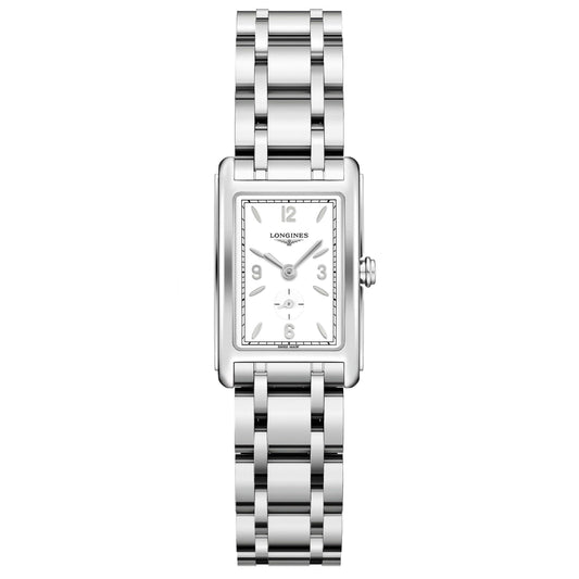 Longines orologio DolceVita 20,80x32mm bianco mat acciaio quarzo L5.255.4.16.6