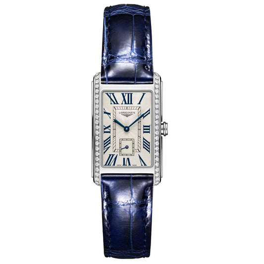 Longines orologio DolceVita 23.30 x 37.00mm argento diamanti quarzo acciaio L5.512.0.71.7