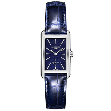 Longines orologio DolceVita 23.30x37.00mm blu quarzo acciaio L5.512.4.93.2