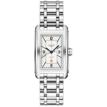 Longines orologio DolceVita 27,70x43,80mm argento automatico acciaio L5.757.4.73.6
