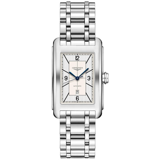 Longines orologio DolceVita 27,70x43,80mm argento automatico acciaio L5.757.4.73.6