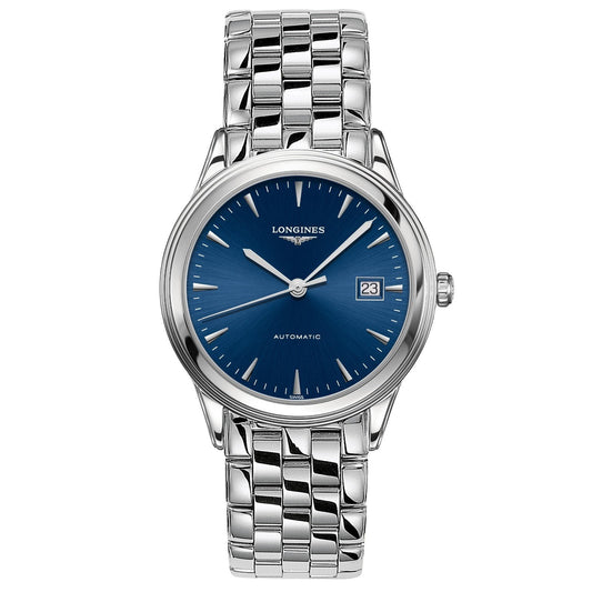Longines Flagship Blue Automatic Steel Watch L4.974.4.92.6