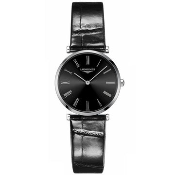 Longines orologio La Grand Classique de Longines 29mm nero acciaio donna quarzo L4.512.4.51.2