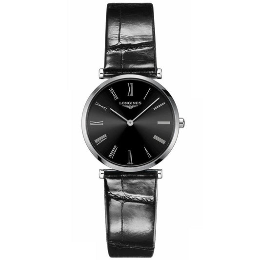 Longines orologio La Grand Classique de Longines 29mm nero acciaio donna quarzo L4.512.4.51.2