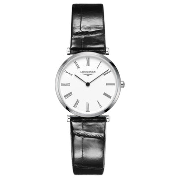 Longines orologio Le Grand Classique de Longines 29mm bianco acciaio donna quarzo L4.512.4.11.2