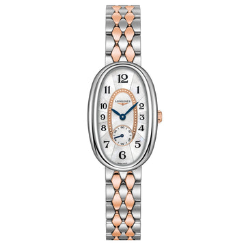 Longines orologio Longines Symphonette 21.90x34.00mm madreperla quarzo acciaio e oro 18kt L2.306.5.83.7