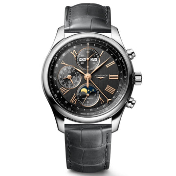 Longines orologio Master Collection 42mm antracite automatico acciaio L2.773.4.61.2