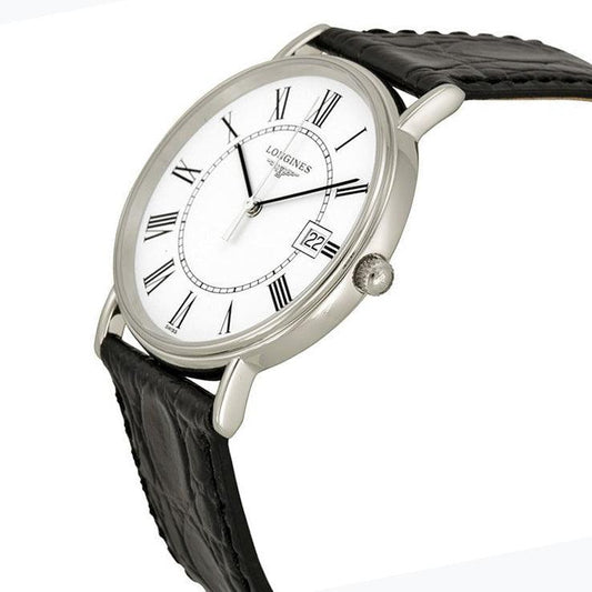 Longines orologio Présence 38.5mm bianco acciaio uomo quarzo L4.790.4.11.2