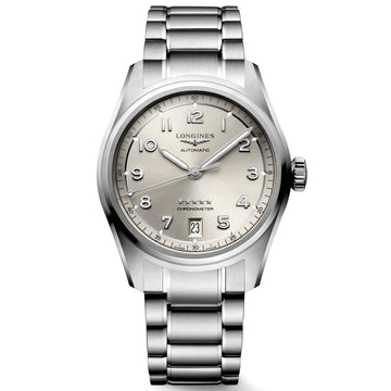 Longines orologio Spirit 37mm champagne automatico acciaio L3.410.4.63.6