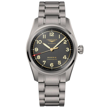 Longines orologio Spirit 42mm antracite automatico titanio L3.811.1.53.6