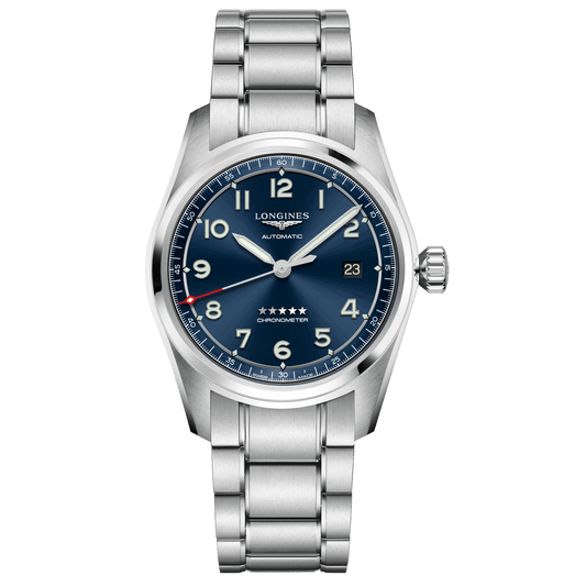 Longines orologio Spirit Prestige Edition 40mm blu automatico acciaio L3.810.4.93.9
