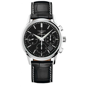 Longines orologio The Column Wheel Chronograph 40mm nero automatico acciaio L2.749.4.52.0