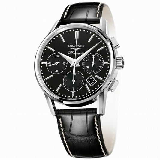 Longines orologio The Column Wheel Chronograph 40mm nero automatico acciaio L2.749.4.52.0