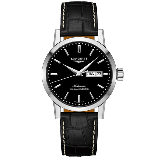 Longines orologio The Longines 1832 40mm nero automatico acciaio L4.827.4.52.0