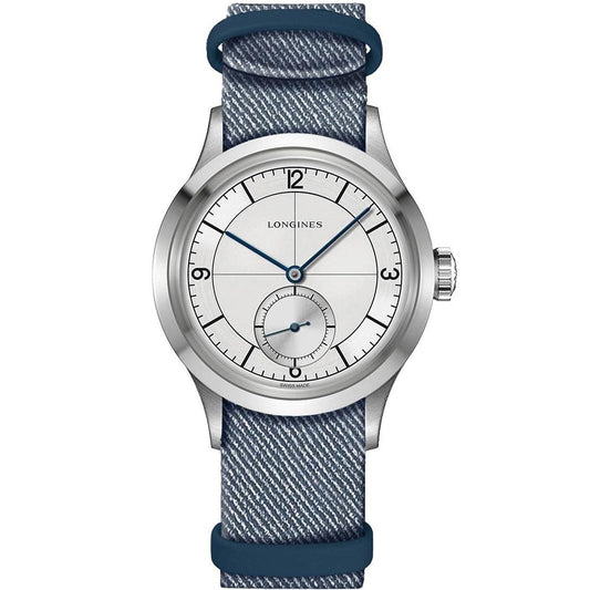 Longines orologio The Longines Heritage Classic 38.5mm argento acciaio automatico L2.828.4.73.0