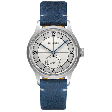 Longines orologio The Longines Heritage Classic 38.5mm argento acciaio uomo automatico L2.828.4.73.2