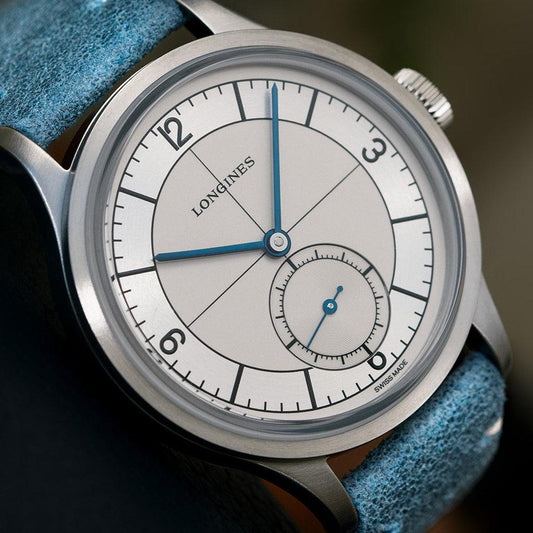 Longines orologio The Longines Heritage Classic 38.5mm argento acciaio uomo automatico L2.828.4.73.2