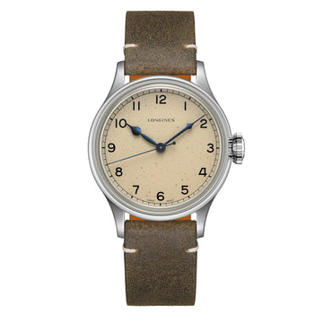 Longines orologio The Longines Heritage Military 38,5 mm argento automatico acciaio L2.819.4.93.2