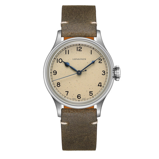 Longines orologio The Longines Heritage Military 38,5 mm argento automatico acciaio L2.819.4.93.2