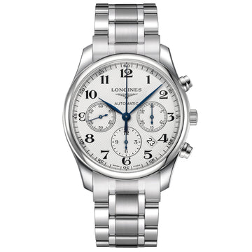 Longines orologio The Longines Master Collection Cronograph 42mm argento automatico acciaio  L2.759.4.78.6
