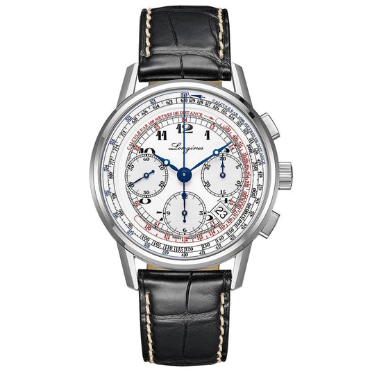 Longines orologio uomo Heritage Chronograph 41mm automatico acciaio L2.781.4.13.2
