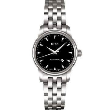 Mido orologio Baroncelli 29mm nero automatico acciaio M7600.4.18.1