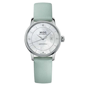 Mido orologio Baroncelli Signature Lady Colors Box Special Edition 30mm madreperla automatico acciaio M037.207.16.106.00