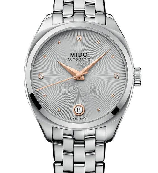 Mido orologio Belluna Royal Lady automatico 33mm diamanti M024.307.11.076.00