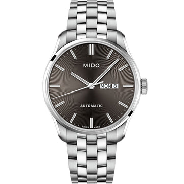 Mido orologio Belluna Sunray 42,5mm antracite automatico acciaio M024.630.11.061.00