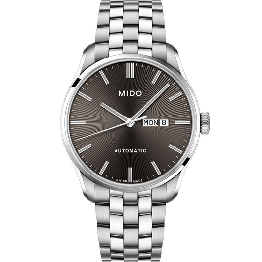 Mido orologio Belluna Sunray 42,5mm antracite automatico acciaio M024.630.11.061.00