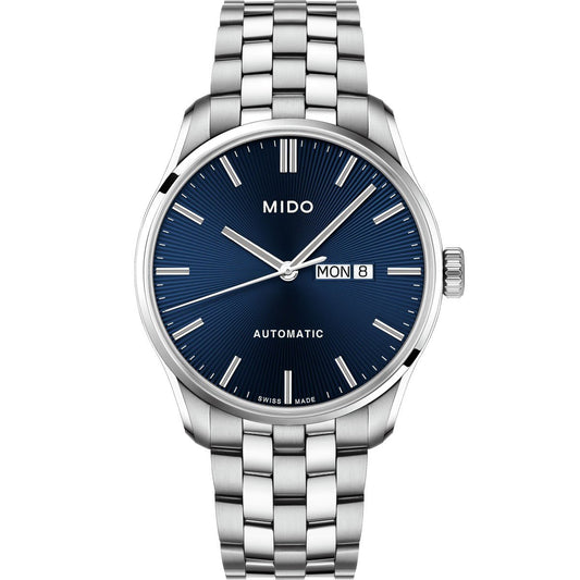 Mido orologio Belluna Sunray 42,5mm blu automatico acciaio M024.630.11.041.00