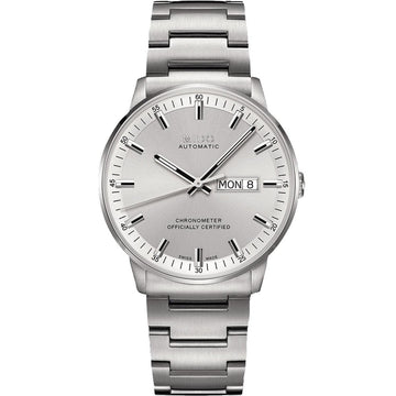Mido orologio Commander Chronometer COSC 40mm argento automatico acciaio M021.431.11.031.00