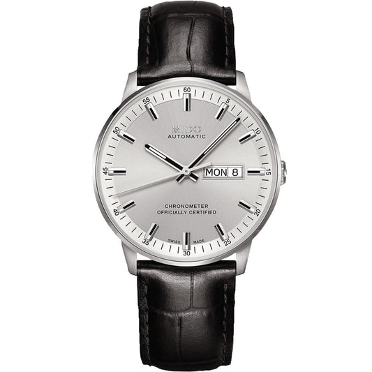 Mido orologio Commander Chronometer COSC 40mm argento automatico acciaio M021.431.16.031.00