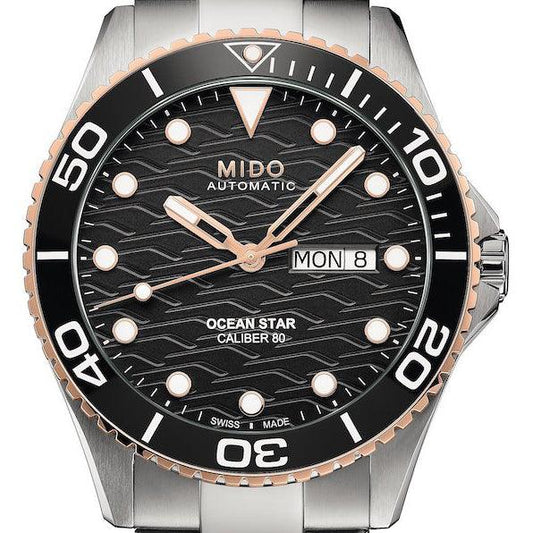 Mido orologio Mido Ocean Star calibro 80 42mm nero automatico acciaio M042.430.21.051.00