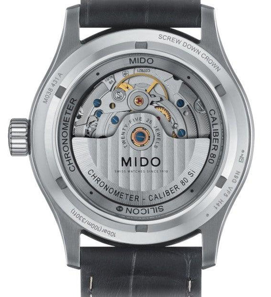 Mido orologio Multifort Chronometer 1 COSC 42mm bianco automatico acciaio M038.431.16.031.00