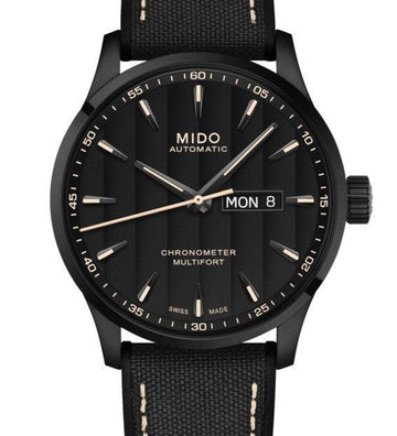 Mido orologio Multifort Chronometer 1 COSC 42mm nero automatico acciaio finitura PVD nero M038.431.37.051.00