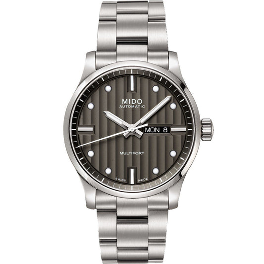 Mido orologio Multifort Gent 42mm antracite automatico acciaio M005.430.11.061.80