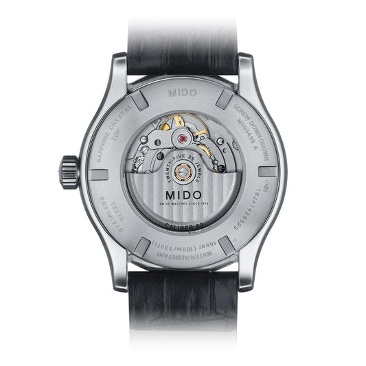 Mido orologio Multifort Gent 42mm argento automatico acciaio M005.430.16.031.80
